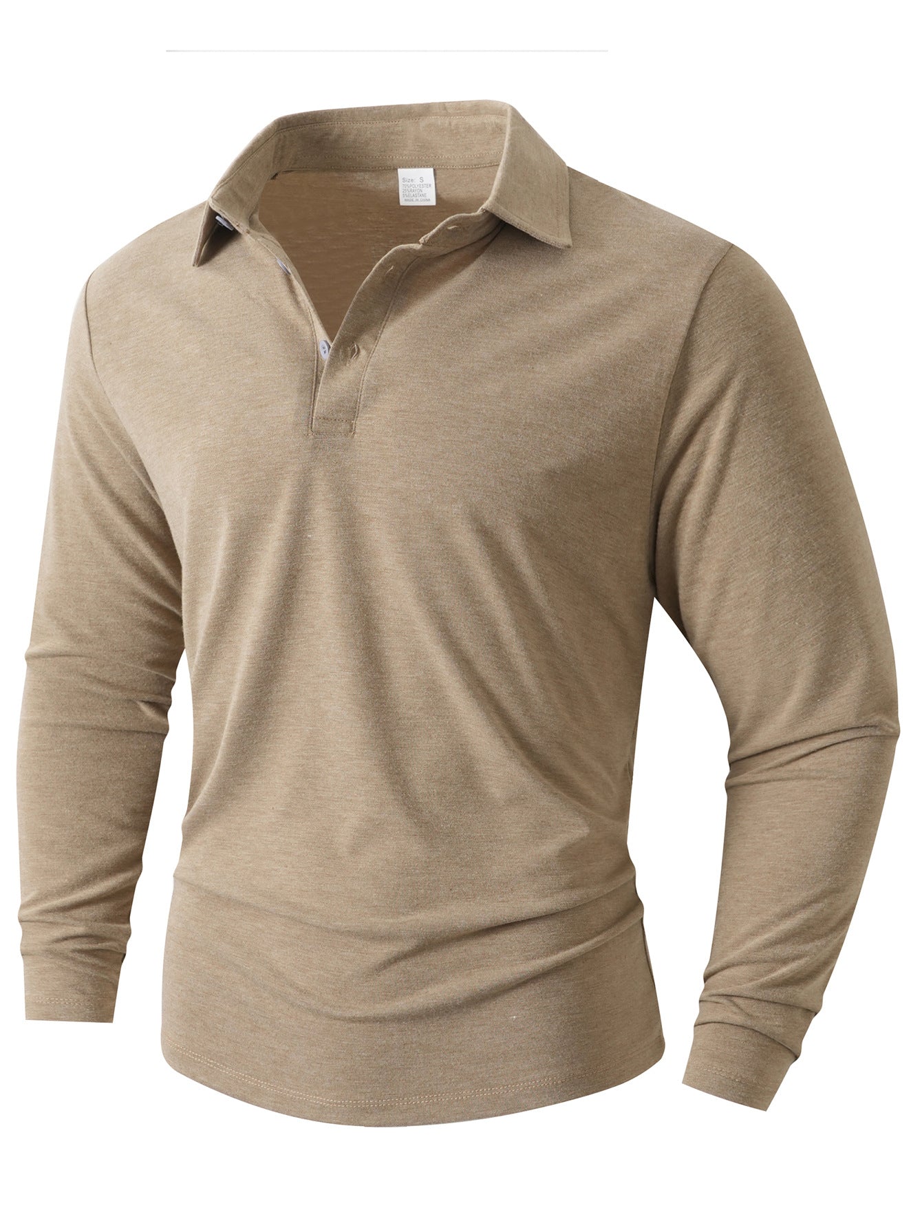 Herren Langarm Poloshirt mit modernem Schnitt ModeGeist