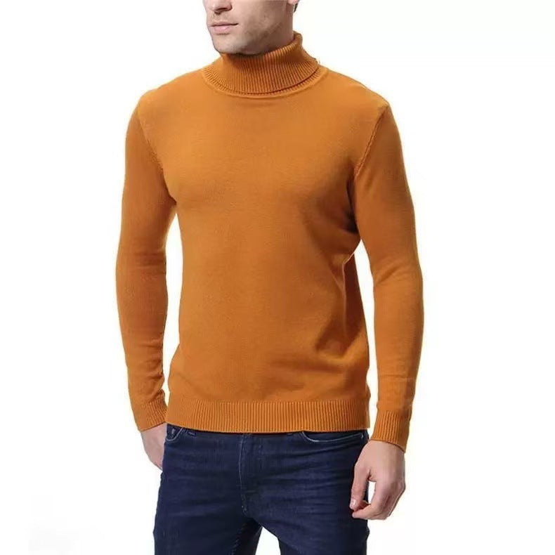 Herren Rollkragenpullover aus feiner Baumwolle ModeGeist