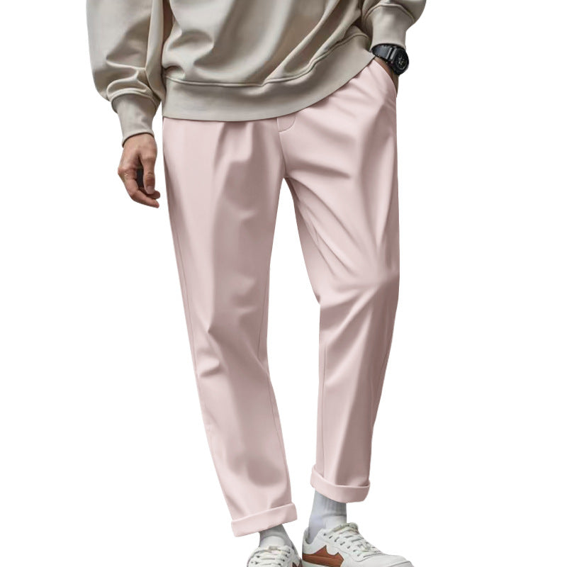 Herren elegante Chino-Hose mit bequemem Bund und modischem Schnitt ModeGeist