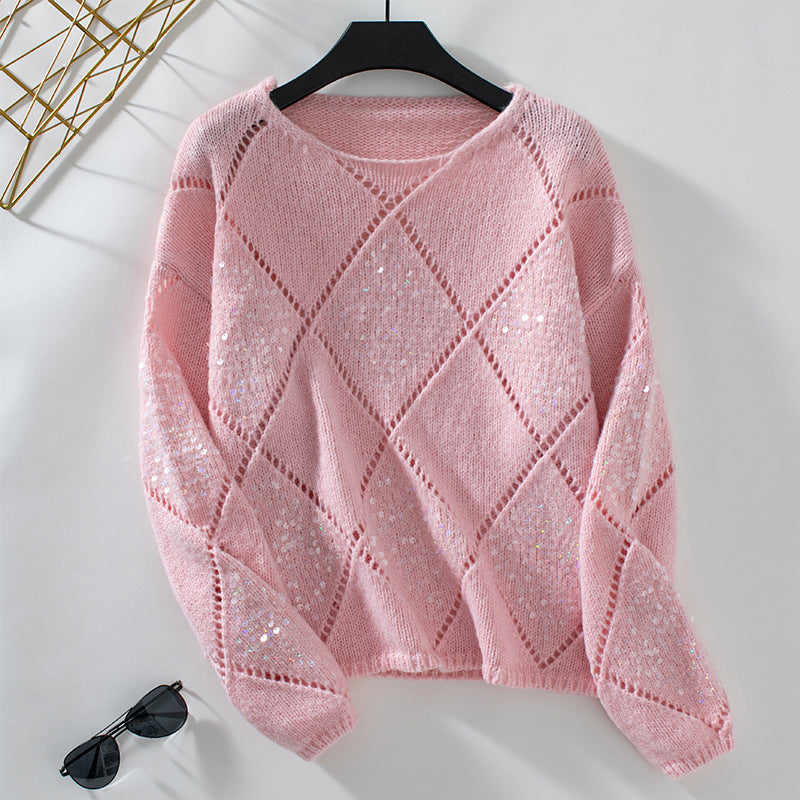 ModeGeist | Luftiger Hohlstrickpullover Für Übergangszeit