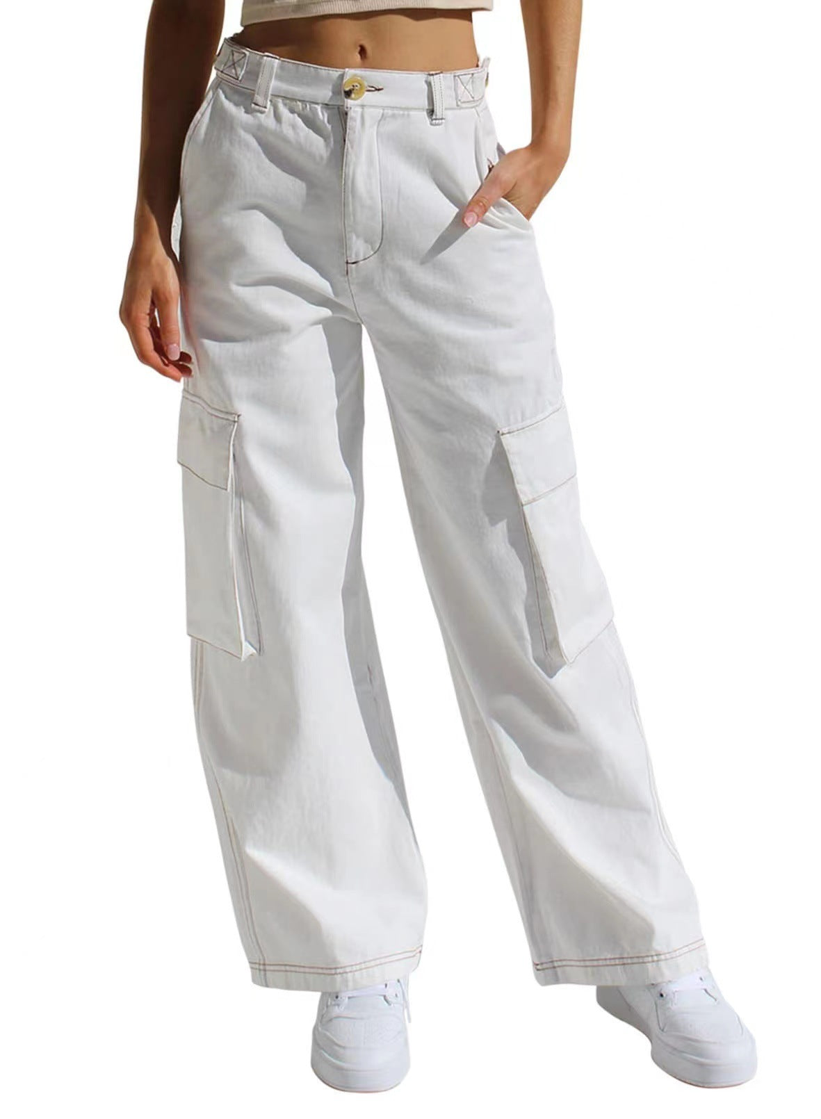 Damen Utility-Hose im Cargo-Stil ModeGeist