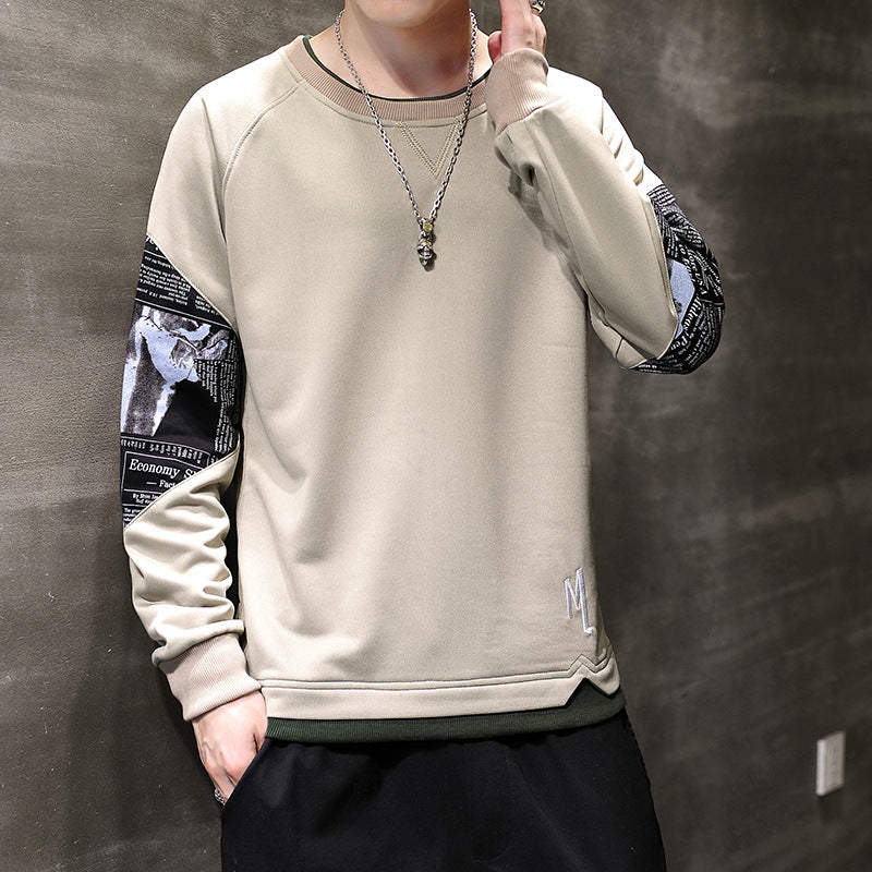 Herren modisches Sweatshirt mit einzigartigen Druckdetails ModeGeist