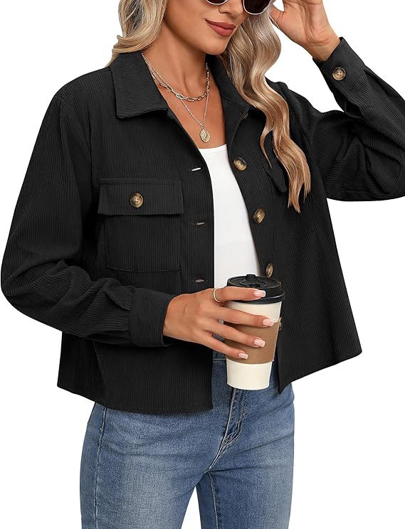 Damen lässige Overshirt-Jacke ModeGeist