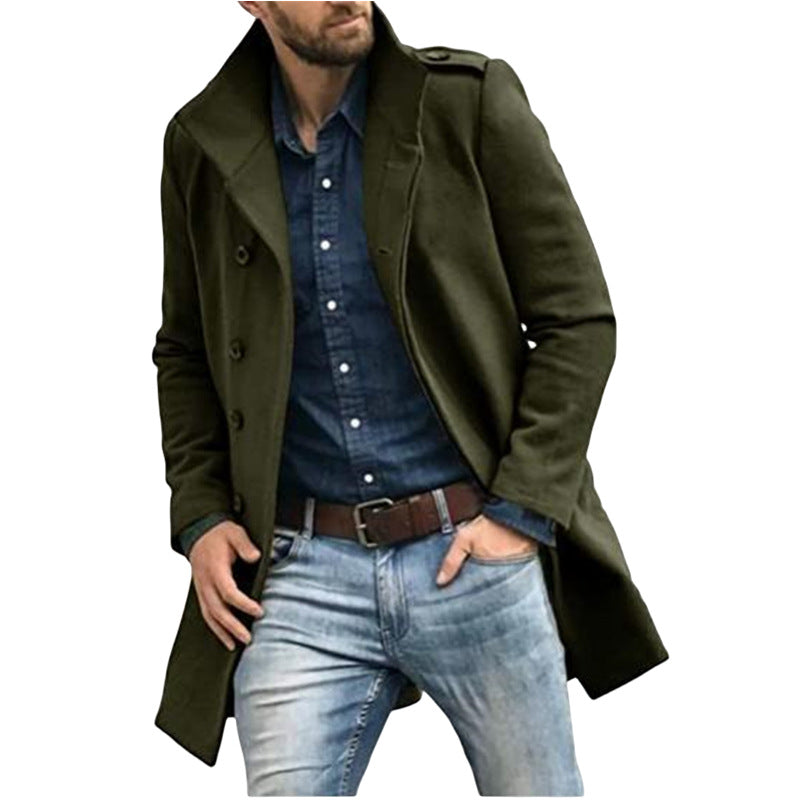 Herren klassischer Trenchcoat mit modernem Schnitt ModeGeist