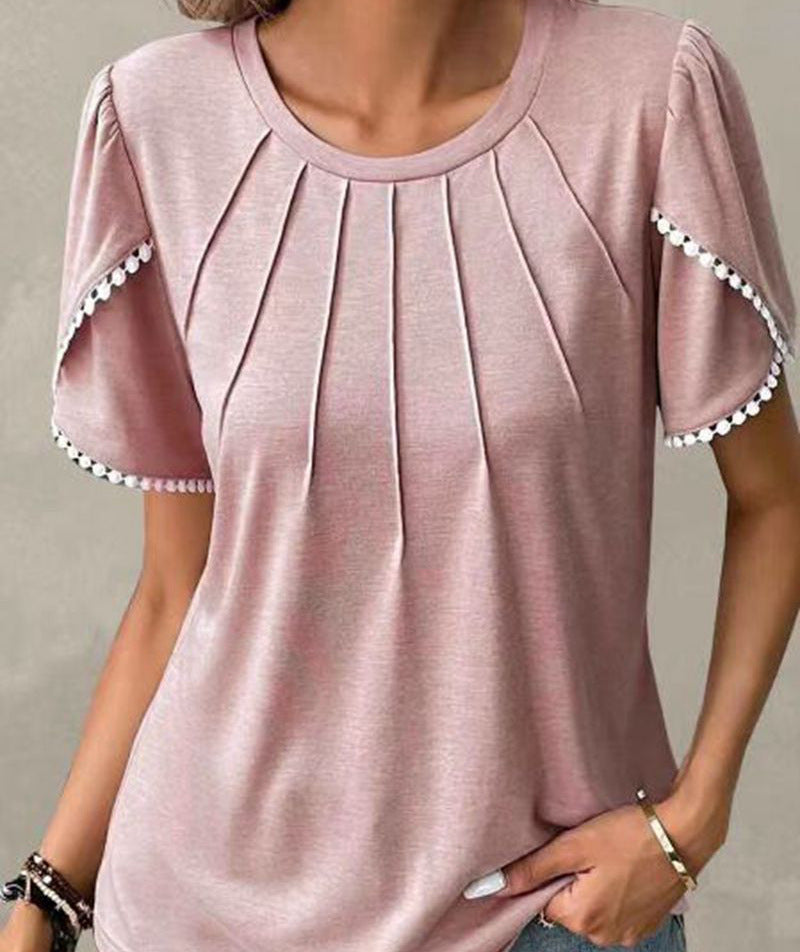 Elegante Bluse mit dekorativen Falten und raffinierten Ärmeldetails von MODEGEIST
