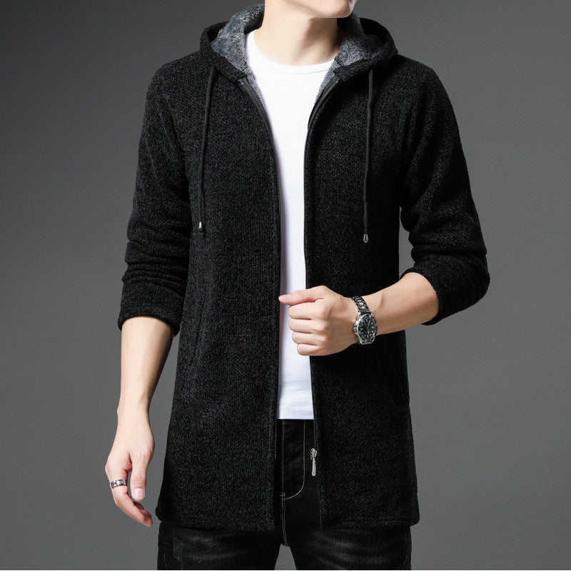 Herren urbane Freizeitjacke mit Kapuze ModeGeist