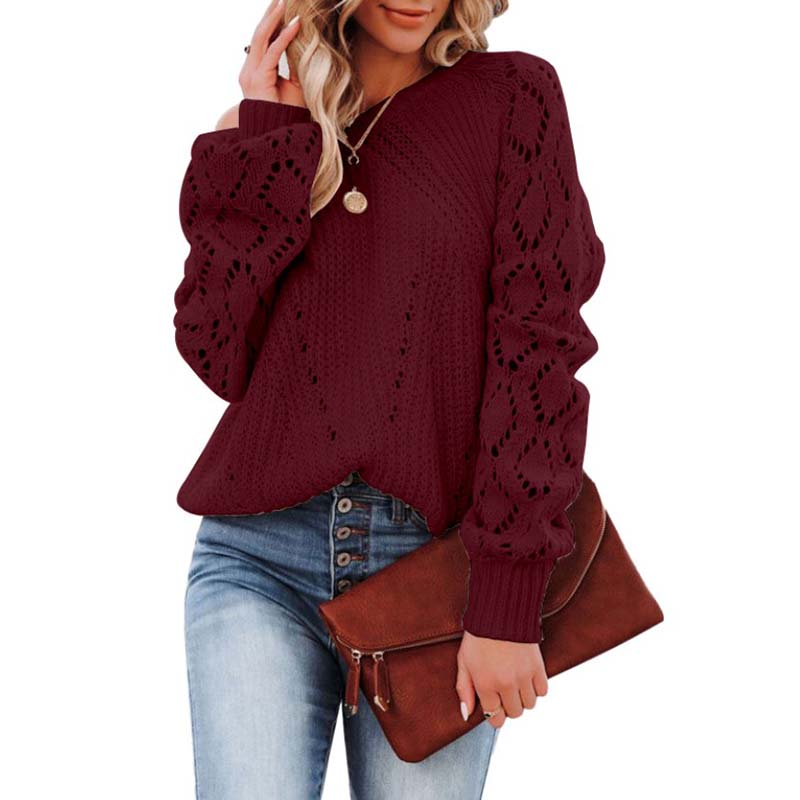 ModeGeist | Hohlstrickpullover Mit Elegantem Design