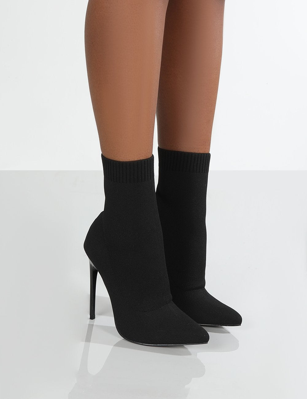 Damen High Heels mit enganliegendem Stricksohlen-Design ModeGeist
