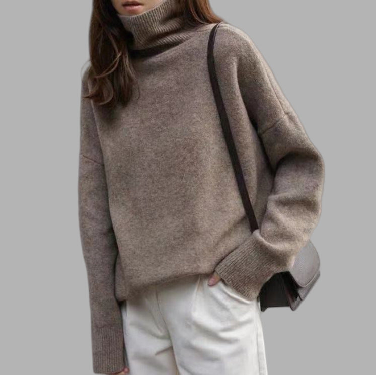 Damen kuscheliger Rollkragenpullover ModeGeist