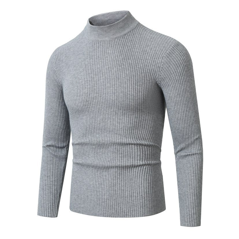 Herren Rollkragenpullover aus hochwertiger Rippenstruktur ModeGeist