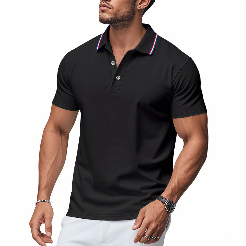 Herren Poloshirt mit modernem Kragen und feuchtigkeitsregulierender Technologie ModeGeist