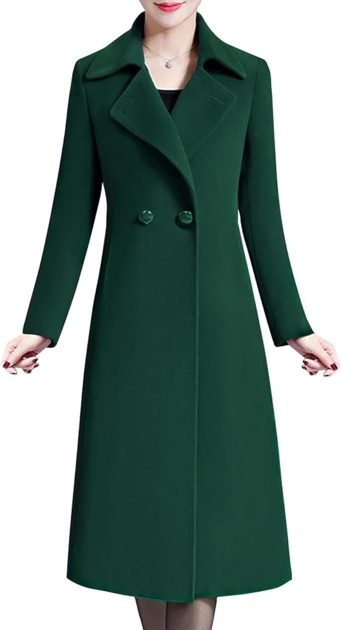 Damen Eleganter langer Mantel ModeGeist