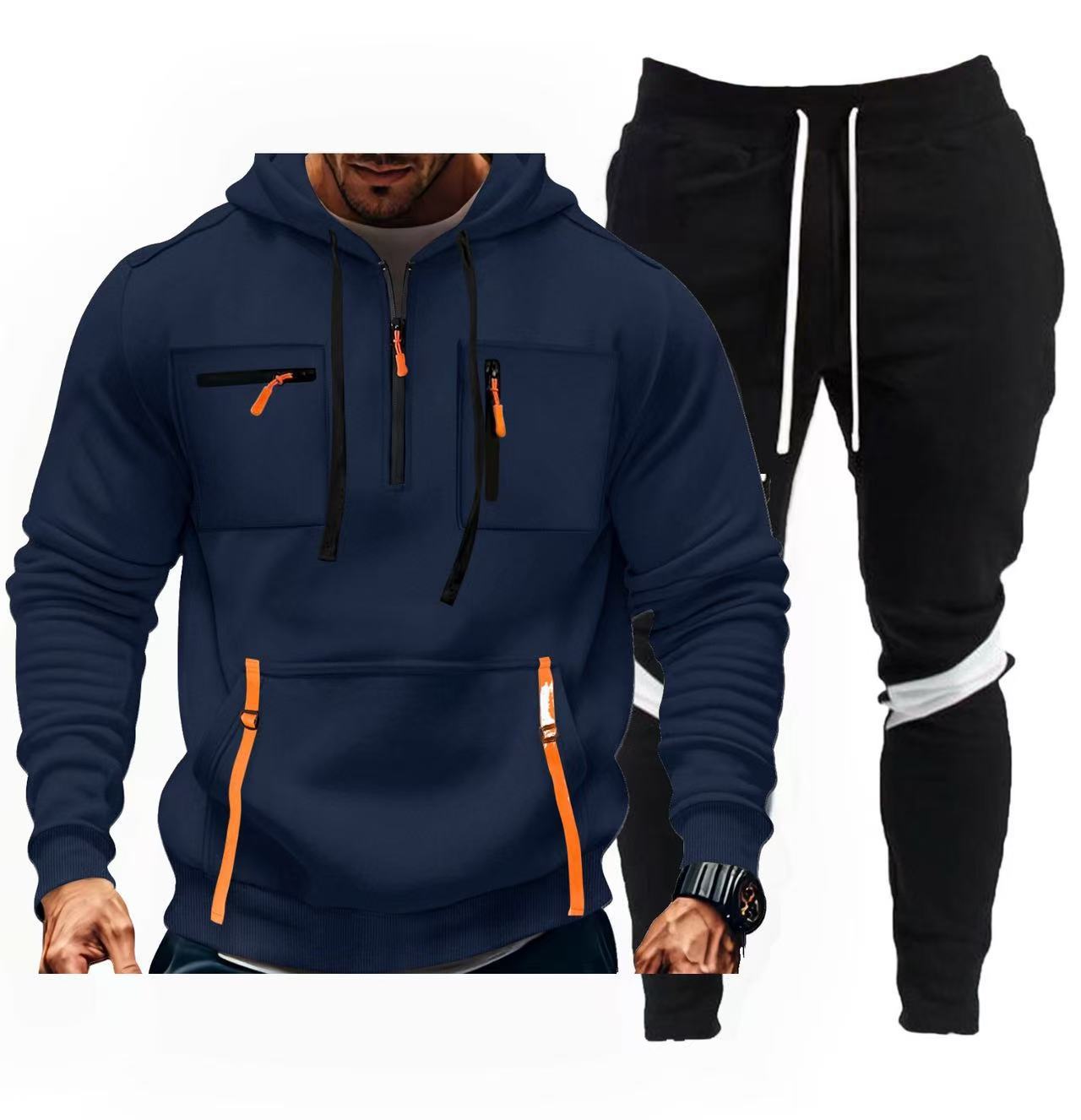 Herren sportliches Hoodie- und Jogginghosen-Set ModeGeist