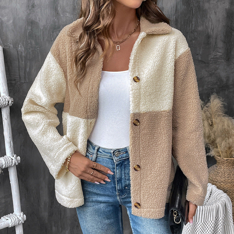 ModeGeist | Wende Sherpa Fleecejacke für Damen