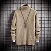 Herren Rollkragenpullover mit gerippter Struktur ModeGeist