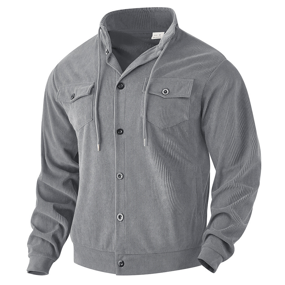 Herren cordjacke mit praktischen Brusttaschen ModeGeist