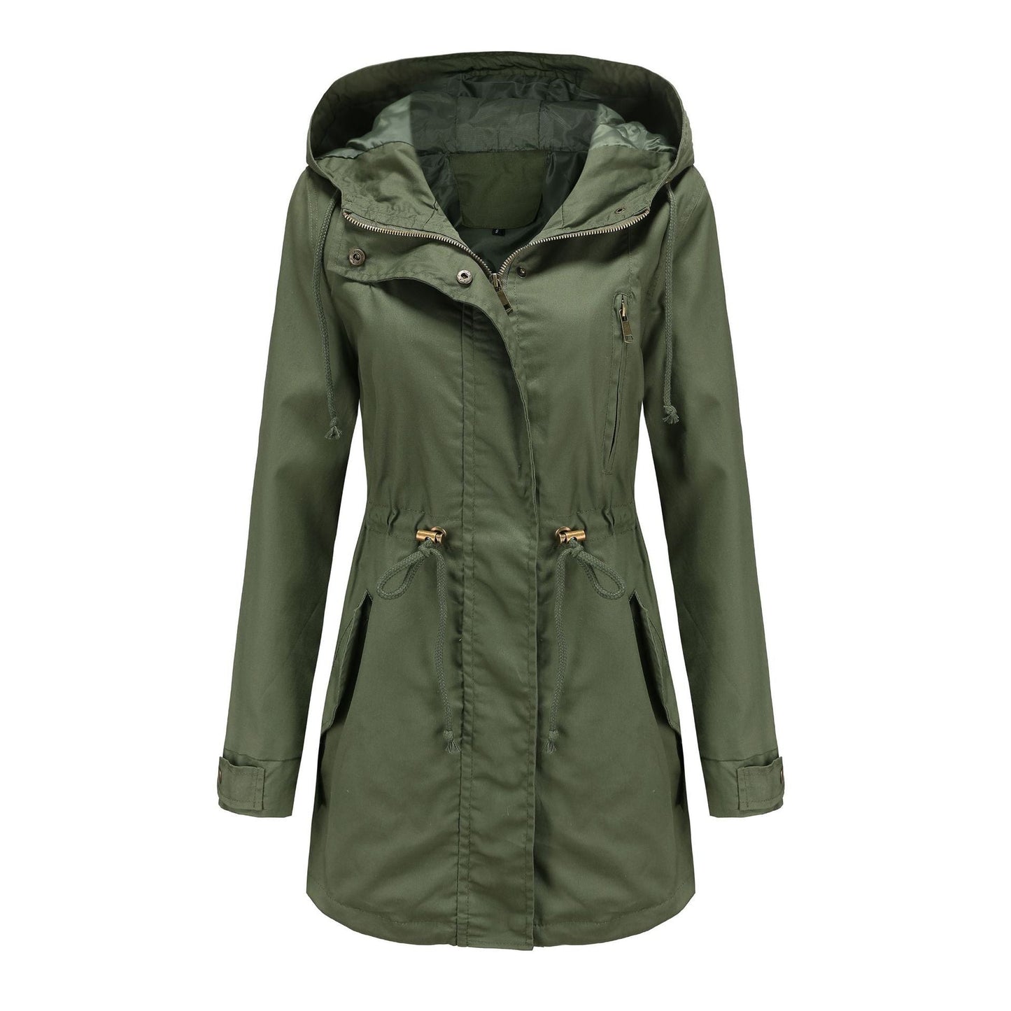 Damen Funktionsjacke mit verstellbarem Bund und Reißverschluss ModeGeist