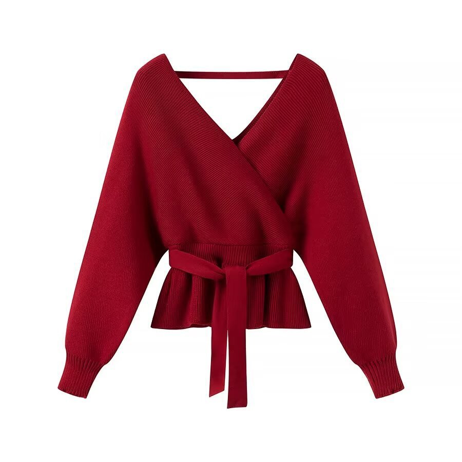 Elegantes Wickeloberteil für Damen mit Schleife von MODEGEIST