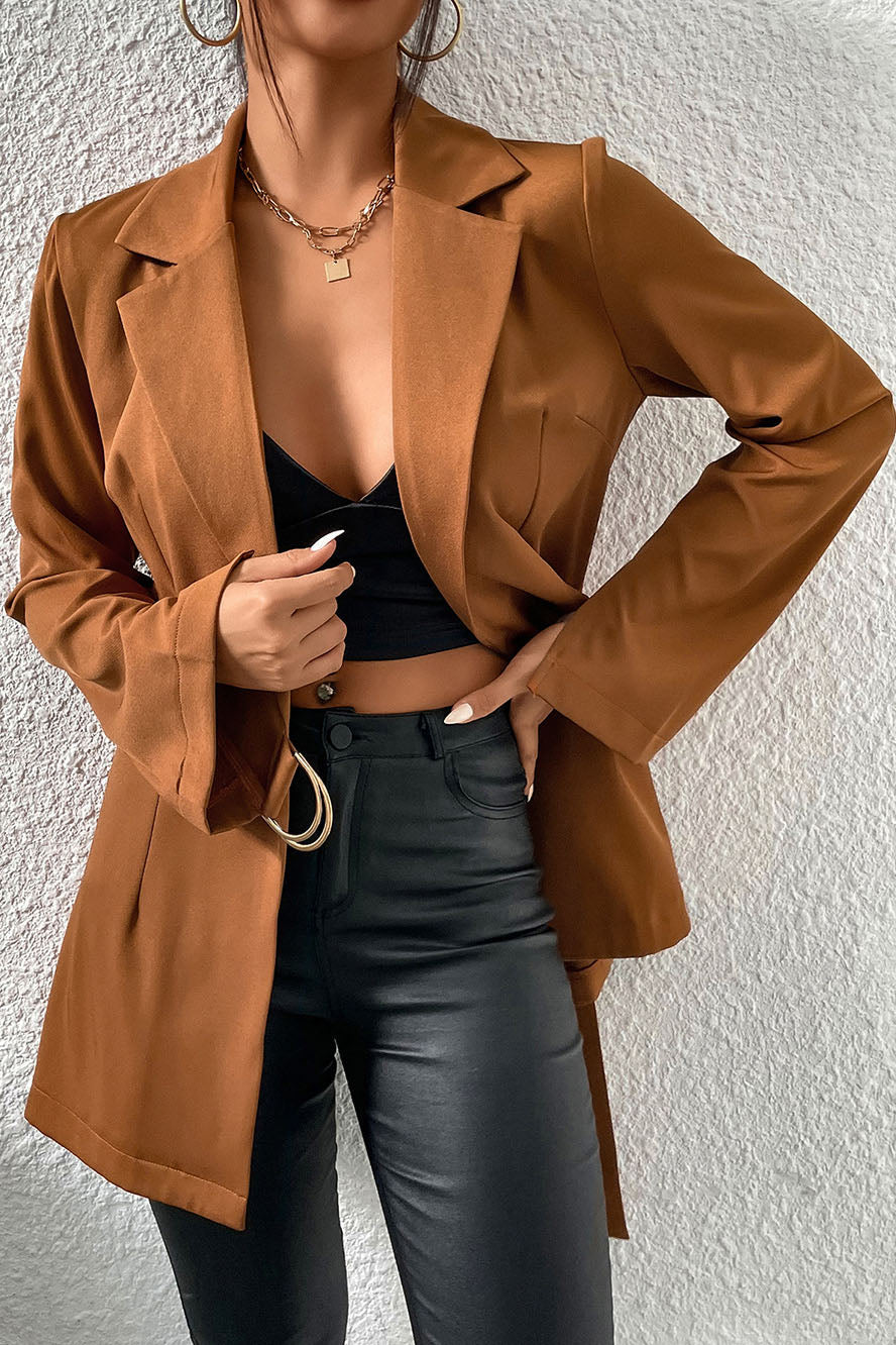 ModeGeist | Mid Length Slim Fit Strickjacke Anzug