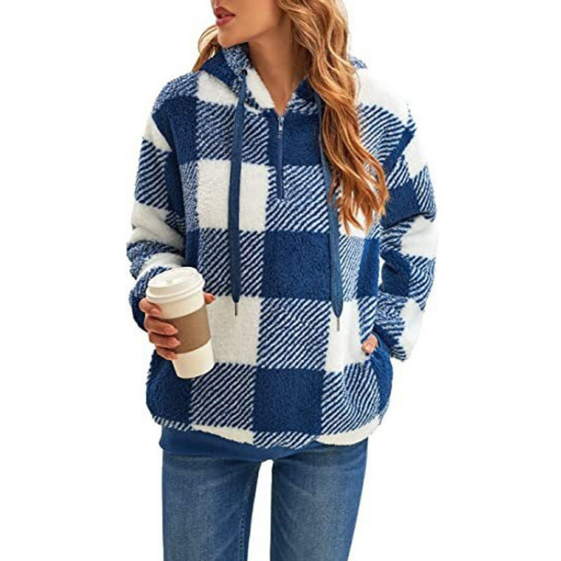 Damen kuschelige Fleece-Hoodie ModeGeist