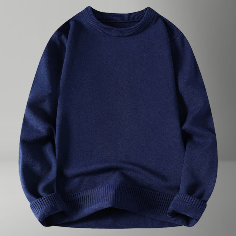 Damen bequemer und eleganter Rundhalsausschnitt Pullover ModeGeist