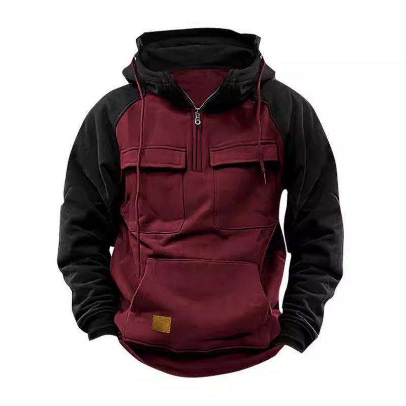 Herren Funktioneller Hoodie mit praktischen Taschen und innovativem Design ModeGeist