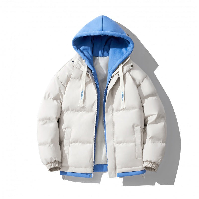 Damen modische Steppjacke mit Kapuze und wendbarem Design ModeGeist