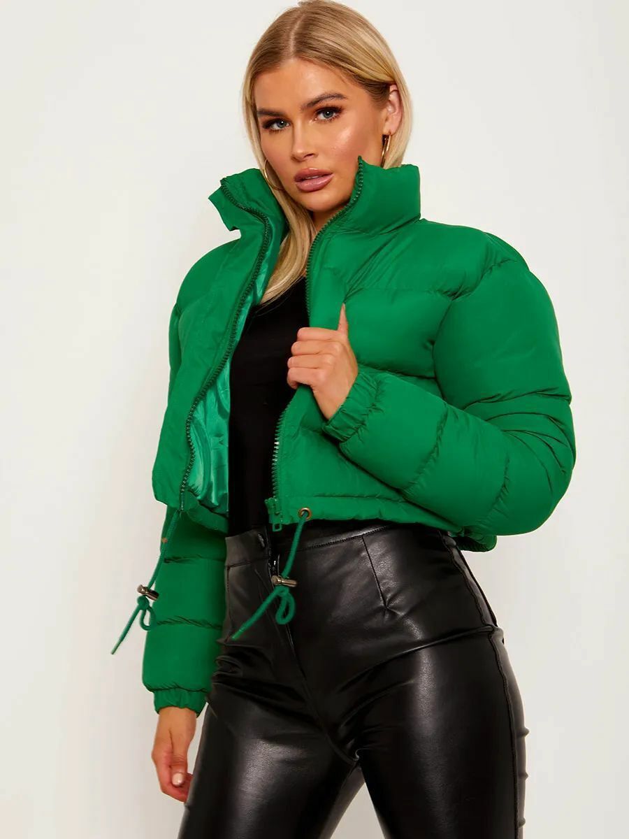 Damen trendige kurze Steppjacke ModeGeist