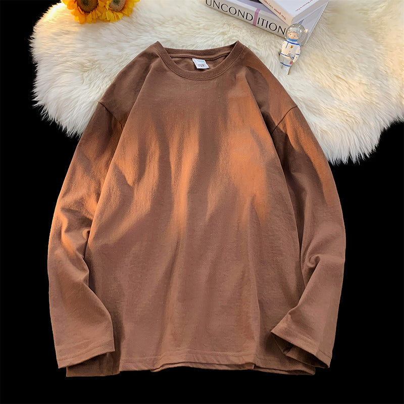 Damen Lässiges Langarmshirt aus hochwertiger Baumwolle ModeGeist