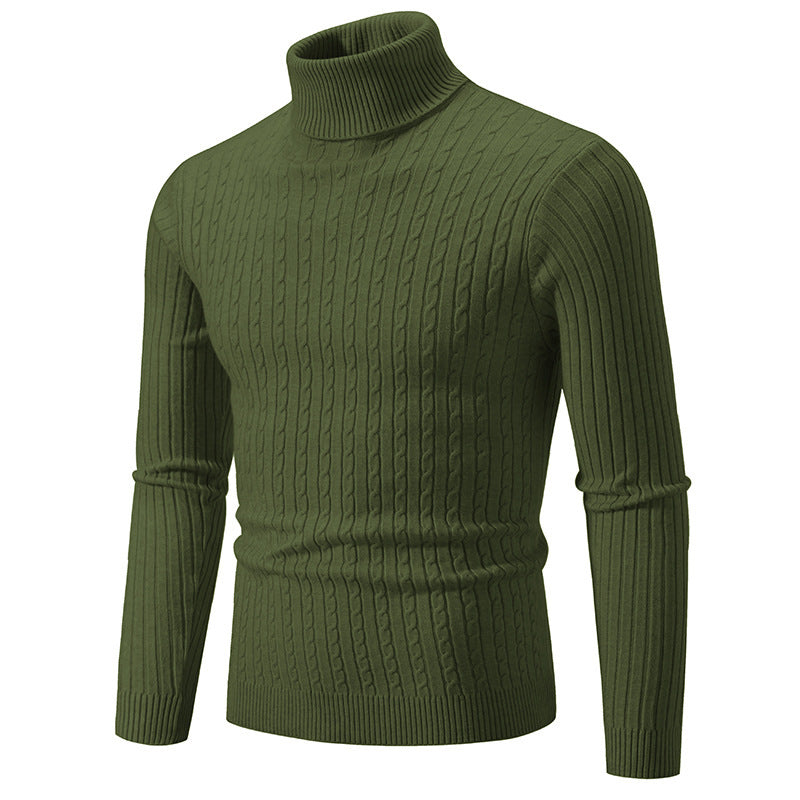 Herren stilvoller Rollkragenpullover aus feinem Strick ModeGeist