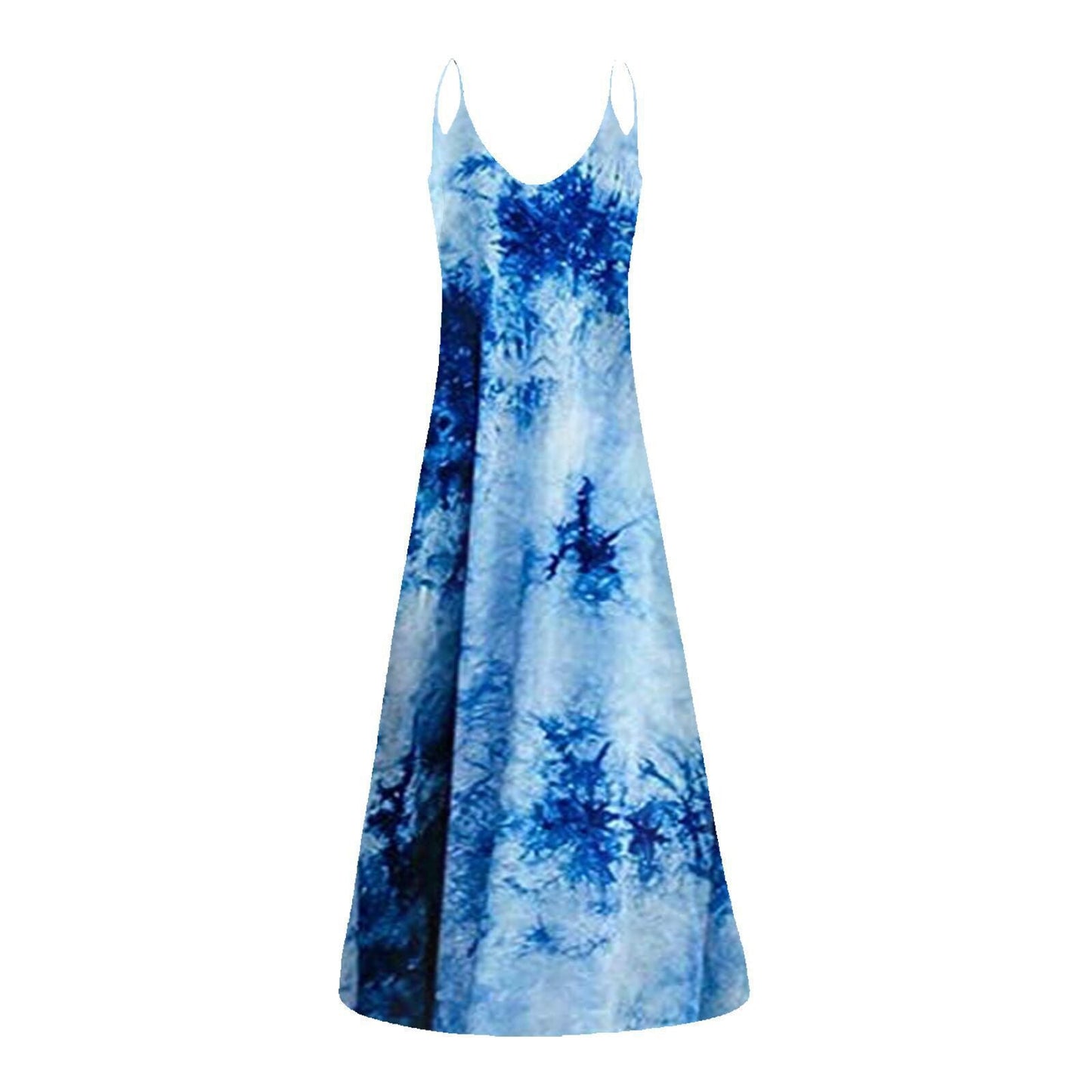Fliessendes Damen-Maxikleid mit modischem Batik-Muster von MODEGEIST