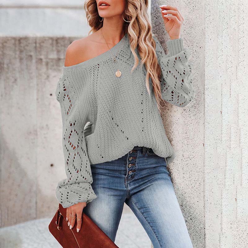 ModeGeist | Hohlstrickpullover Mit Elegantem Design