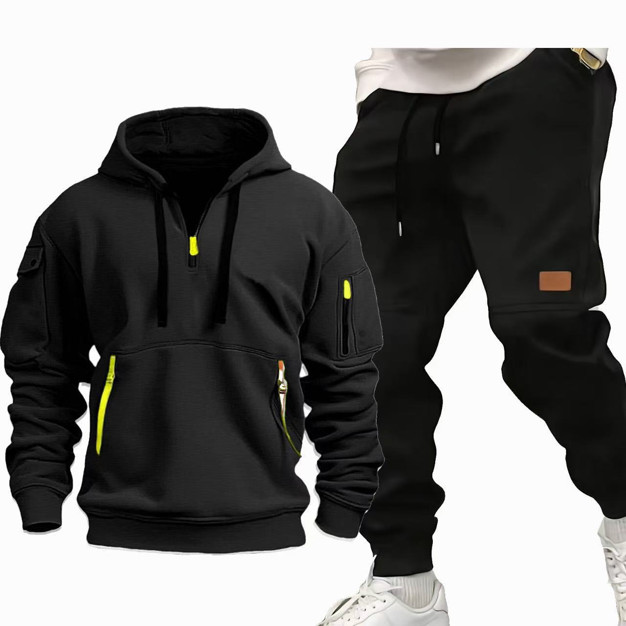 Herren Funktions-Hoodie und Jogginghose Set ModeGeist