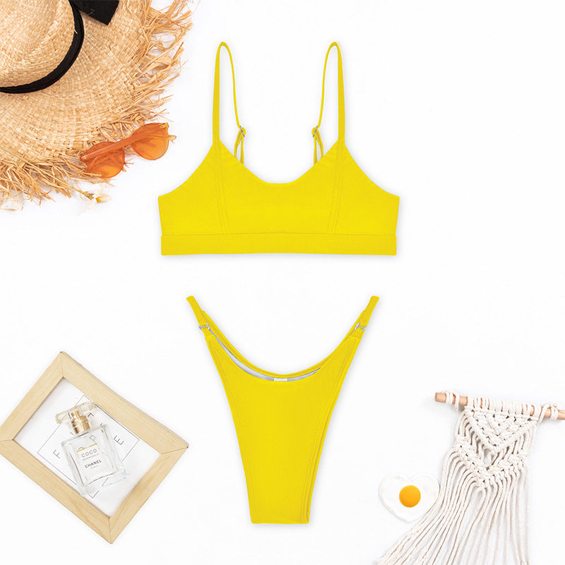 Bikini-Set für Damen mit modischen, verstellbaren Ausschnitten und elastischem Bund von MODEGEIST