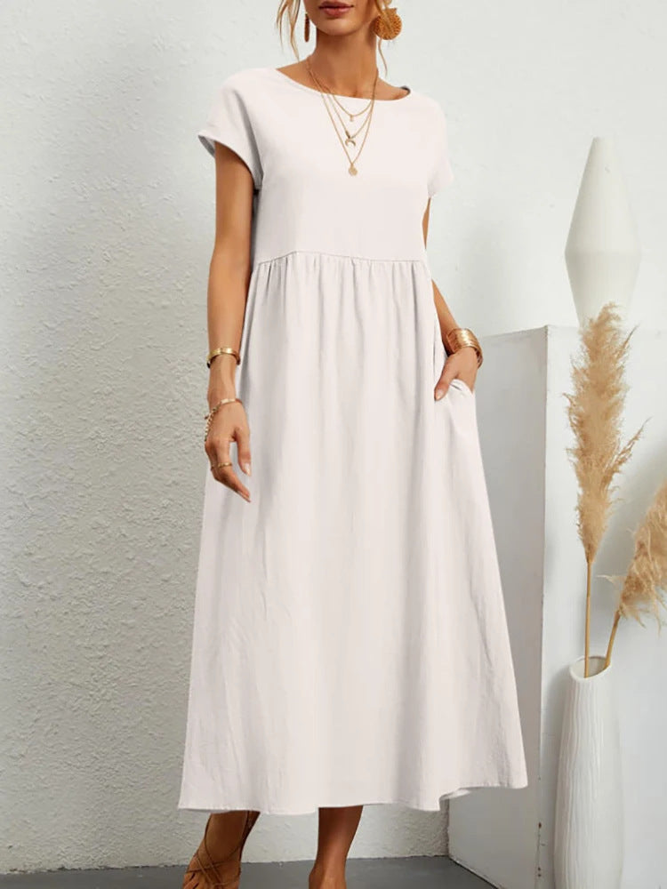 Damen Maxikleid aus leichtem, luftdurchlässigem Stoff ModeGeist