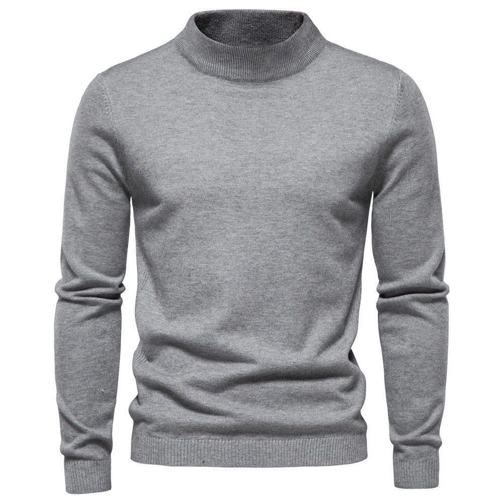 Herren eleganter Rollkragenpullover aus feiner Wolle ModeGeist