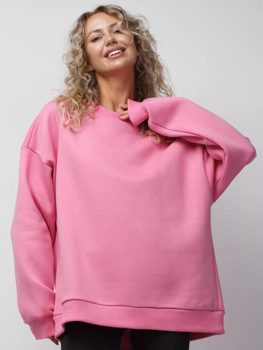 Damen lässiges Over-Sized Sweatshirt mit Oversized-Schnitt und weichen Baumwollmaterialien ModeGeist