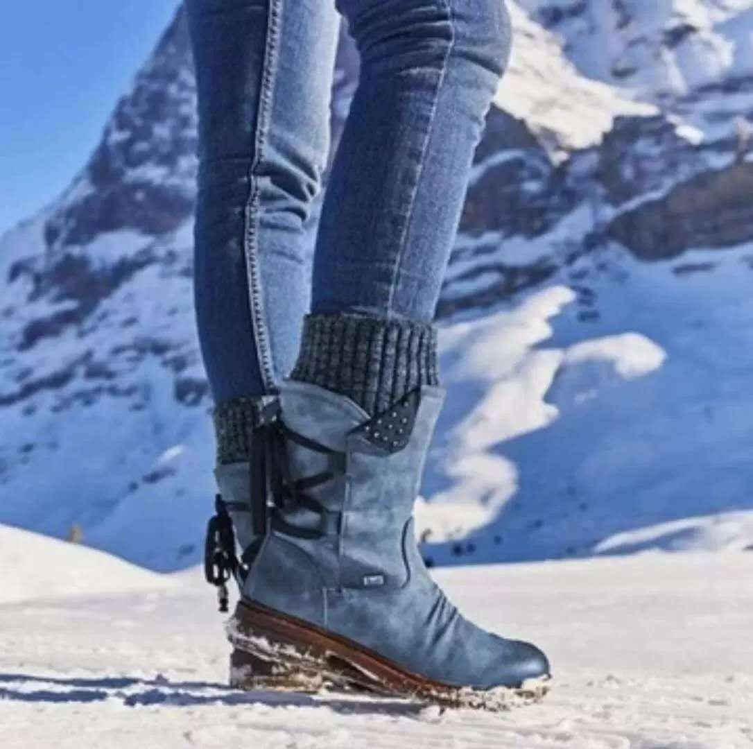 Damen modische Stiefeletten mit stylischen Details und praktischem Reißverschluss ModeGeist