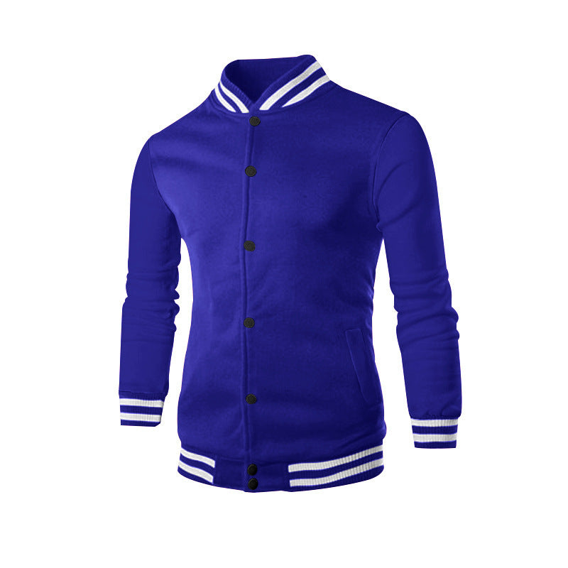 Herren Collegejacke mit elastischen Bündchen und hochwertiger Verarbeitung ModeGeist