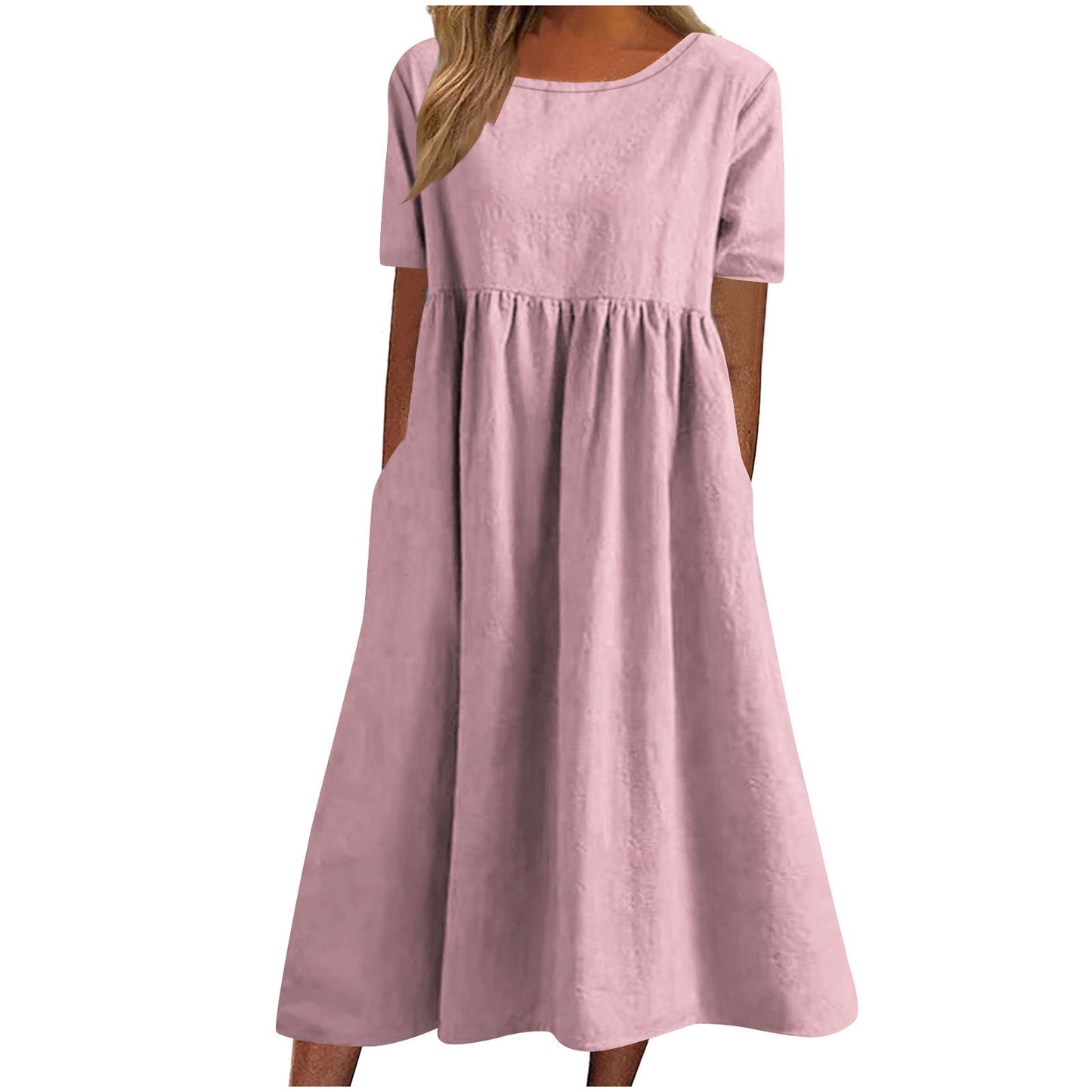 Damen lässiges Maxikleid mit Taschen ModeGeist