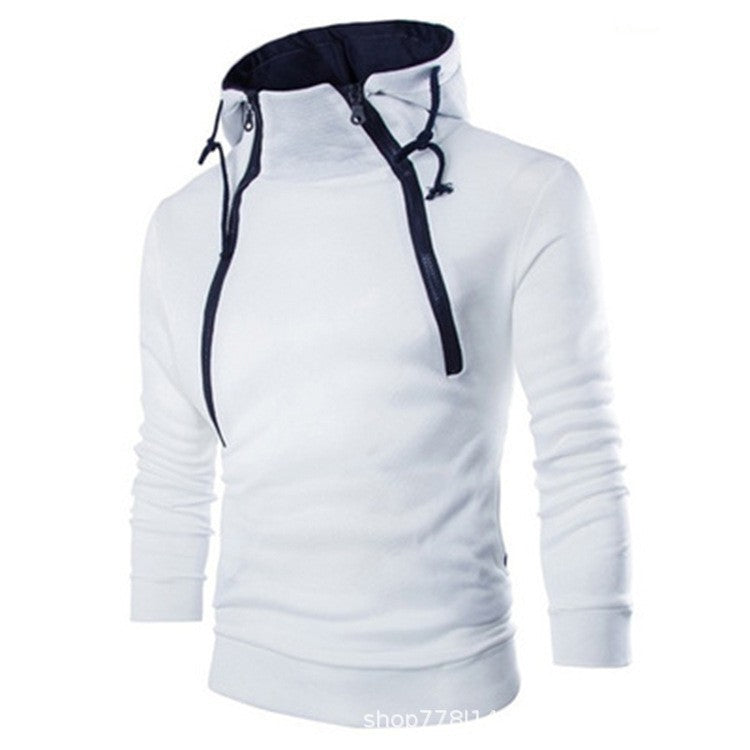 Herren moderne Kapuzenpullover mit praktischem Reißverschluss ModeGeist