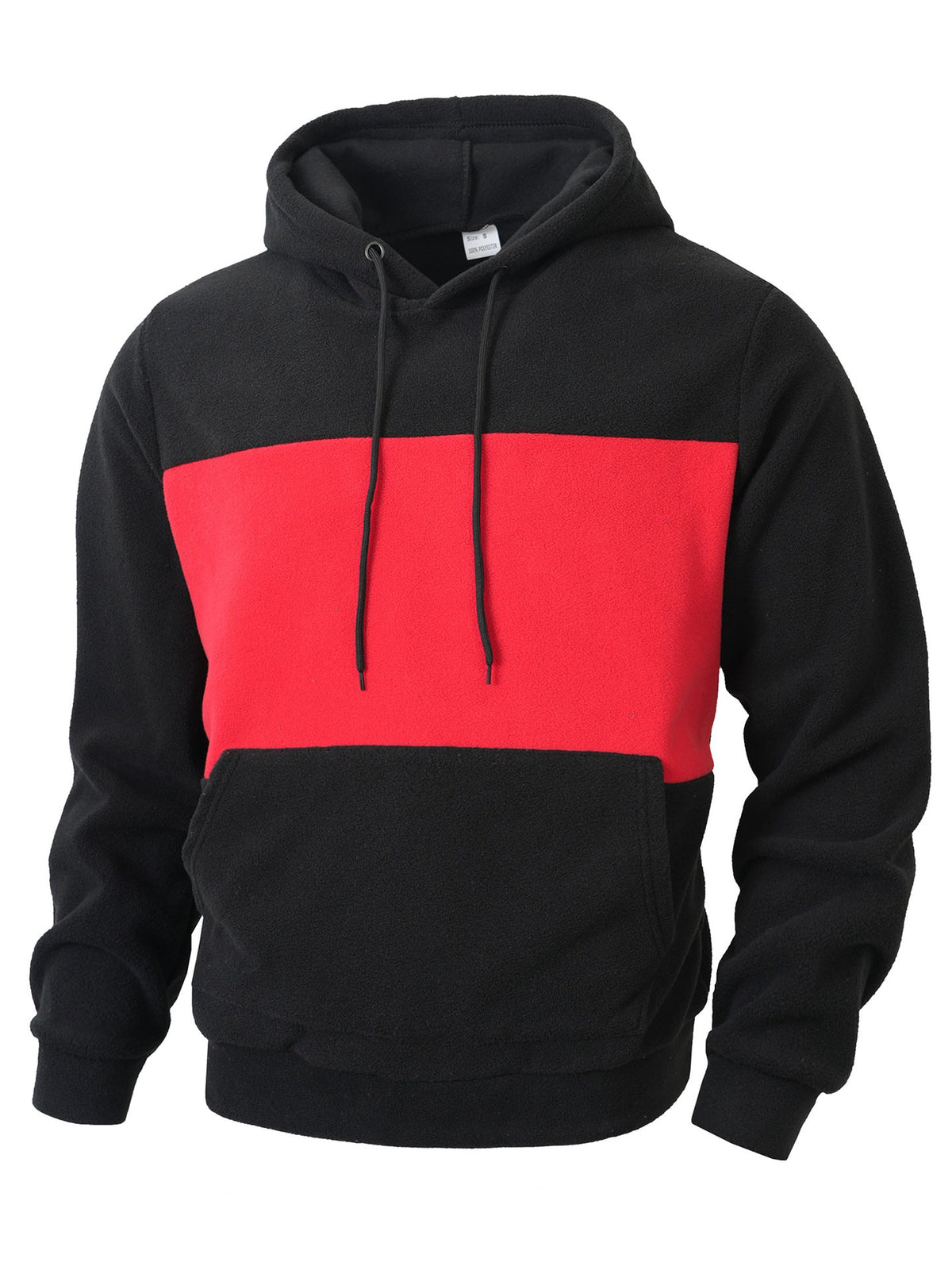 Herren Fleece-Hoodie mit innovativem Design ModeGeist