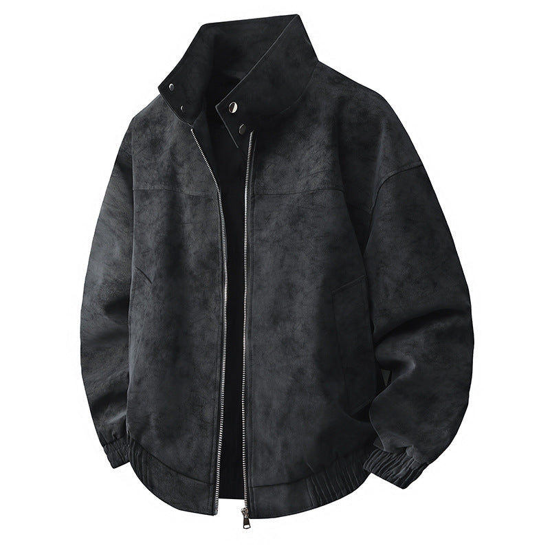 Herren Modische Übergangsjacke mit hohem Kragen und revitalisierendem Innenfutter ModeGeist