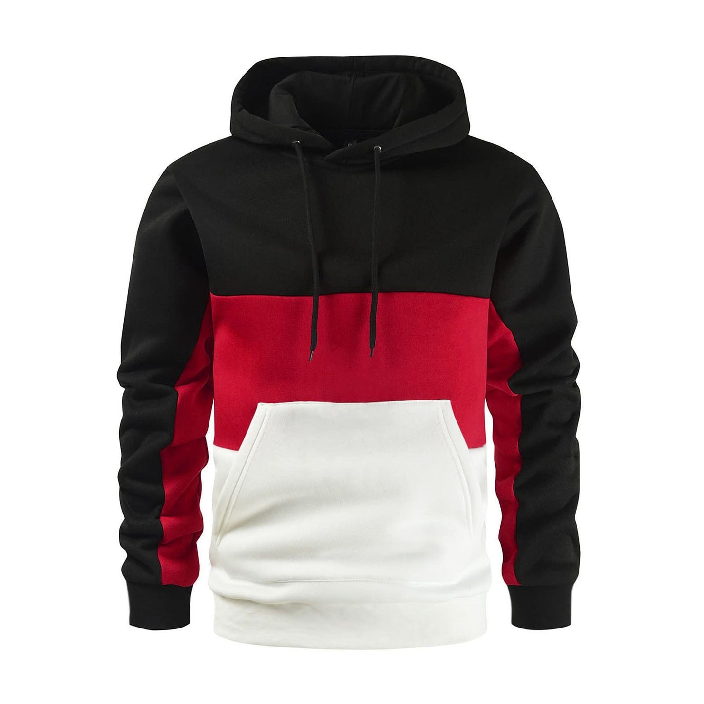 Herren Kapuzenpullover mit modischem Farbblockdesign ModeGeist