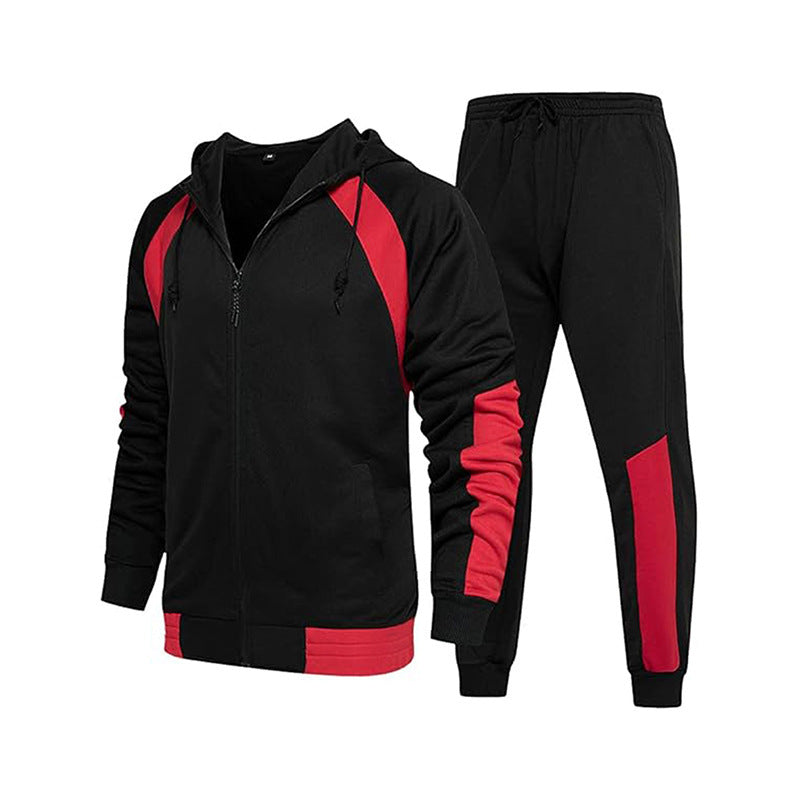 Herren Sportanzug mit funktionalem Reißverschluss und elastischen Bündchen ModeGeist