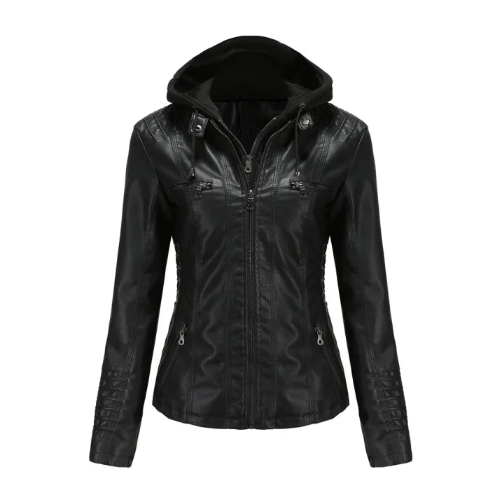 ModeGeist | Winterjacke mit Kapuze Reißverschluss