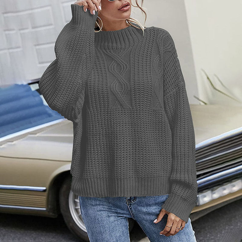 ModeGeist | Pullover Mit Zopfmuster Und Gemütlichem Stil
