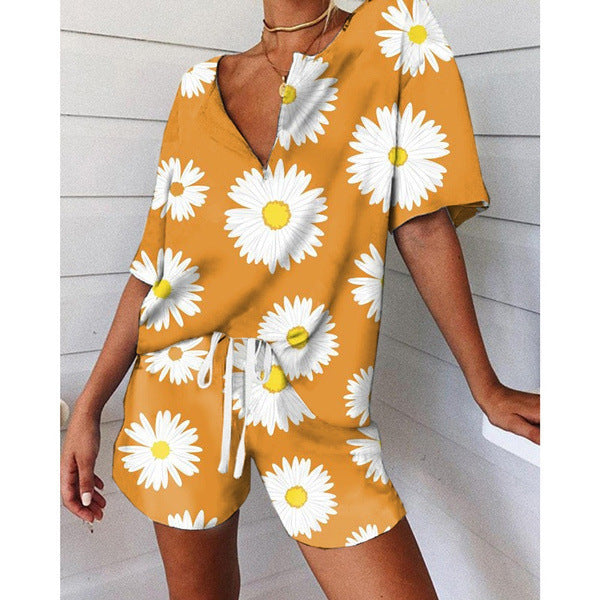 Lockerer Damen-Jumpsuit mit erfrischendem Melonenprint von MODEGEIST