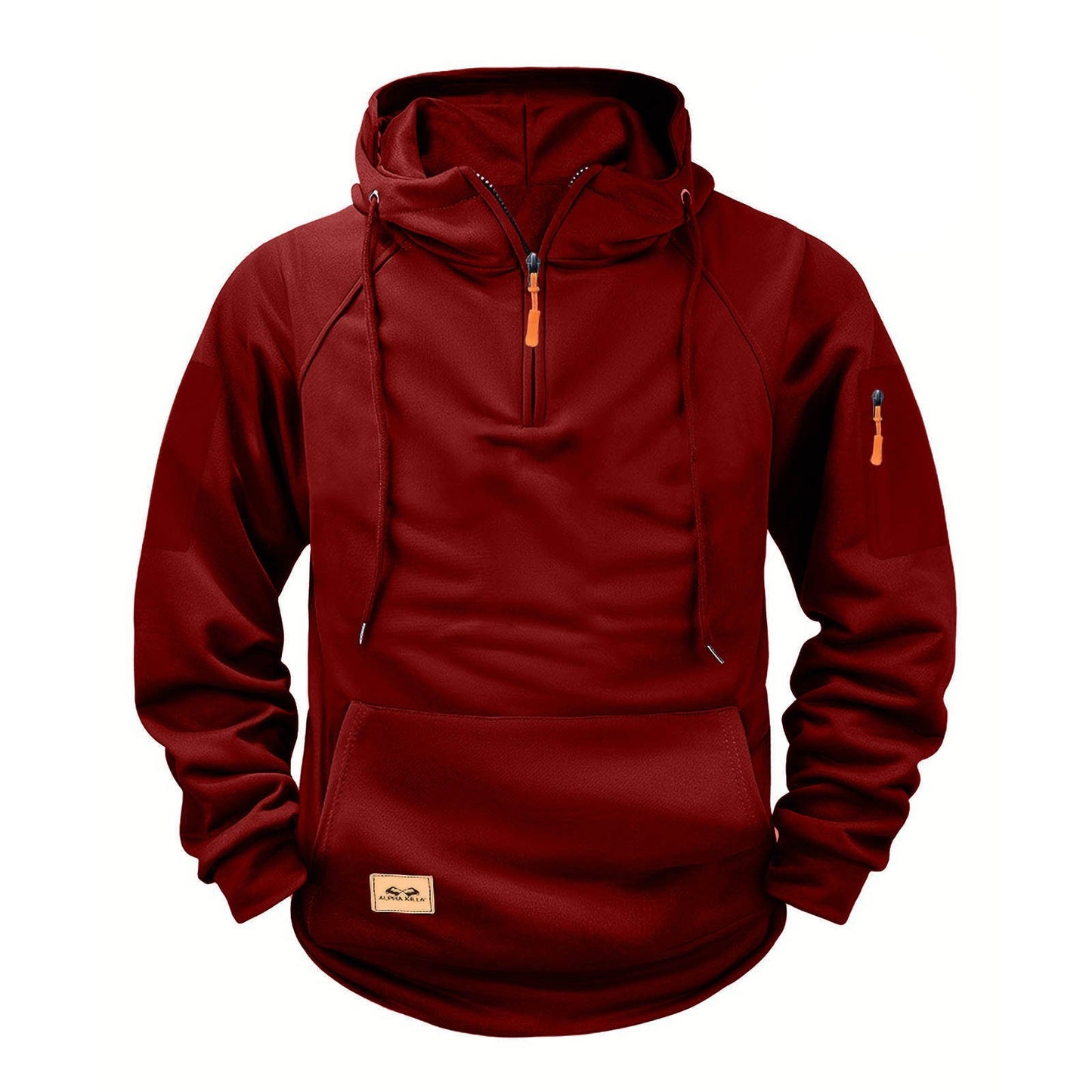 Herren sportlicher Kapuzenpullover mit praktischem Reißverschluss ModeGeist