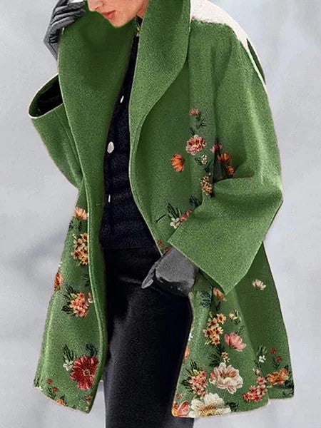 ModeGeist | Langer Mantel Damen Edle Stilvolle Chic und Bequem